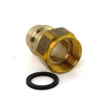 Raccord bronze  12 crou libre femelle  20 / 27 viega