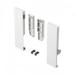 Raccords de fa�ade pour casserolier � l'anglaise arcitech - h218mm - blanc hettich