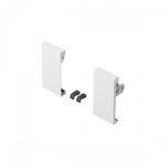 Raccords de faade pour tiroir  l'anglaise arcitech - hauteur 94 mm - blanc hettich