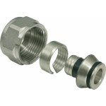 Raccord filet euro - cne - laiton - pour collecteur - 16mm 20x27 multitubo