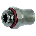Raccord instantan� piquage droit - �14 mm - m�le 3 / 8  - filetage bspp cylindrique parker legris