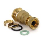 Raccord laiton droit  crou prisonnier  25  20 / 27 sferaco