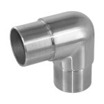 Raccord main courante 42, 4 mm - inox 304 bross - 90 design production