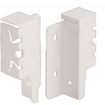 Raccords de paroi arri�re pour tiroir arcitech - h94 mm - blanc hettich