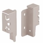 Raccords de paroi arri�re pour tiroir arcitech - h94mm - argent hettich