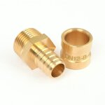 Raccord per  glissement - union mle - diamtre 12mm - filetage 12x17 boutt