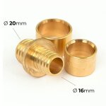 Raccord per � glissement - union r�duite - diam�tre 20 / 16 mm boutt�