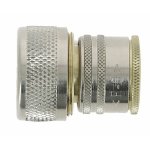 Raccord rapide à sécurité - laiton - pour tuyau d'arrosage 15 mm fauquet Raccord rapide à sécurité - laiton - pour tuyau d'arrosage 15 mm fauquet