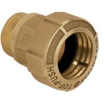 Raccord pour tube pe - à serrage extérieur - m3 / 4 - 25 - tof push ot effebi Raccord pour tube pe - à serrage extérieur - m3 / 4 - 25 - tof push ot effebi