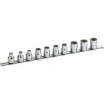 Rack de 10 douilles 3 / 8'' en mm sam outillage