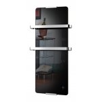 Radiateur sche serviette noir - dcoratif 900 w - thermostatique et lectronique chemin' arte