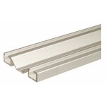 Rail double bas - porte coulissante - argent - 2, 55m - pro line p100 seed Rail double bas - porte coulissante - argent - 2, 55m - pro line p100 seed