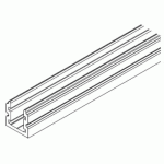 Rail de guidage bas pour cloison accordéon variofold 80 / h hawa Rail de guidage bas pour cloison accordéon variofold 80 / h hawa