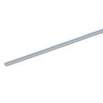 Rail de porte coulissante pvc slideline 55 + gris hettich