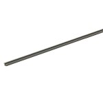 Rail de porte coulissante pvc slideline 55 + marron hettich