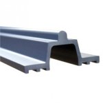 Rail de roulement p 432 pour ferrures coulissantes levantes gu 937 6, 7m ferco