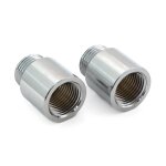 Rallonge chrom�e m�le / femelle , 6 pans int�rieurs, 15 / 21 longueur 25 mm riquier