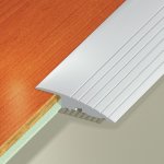 Rampe d'accs  visser - aluminium anodis - paisseur porte 8 mm - 3 m bricozor