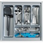 Range couverts argenté orgatray 440 - argent - l601 - 700 mm hettich Range couverts argenté orgatray 440 - argent - l601 - 700 mm hettich