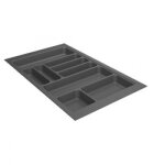 Range couverts orgatray 440 - anthracite - l900 - 450  550 mm hettich