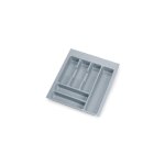Range - couverts - recoupable - plastique gris - 386x482 mm emuca