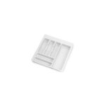 Range - couvert pour tiroir concept - vertex - plastique - blanc - 450 mm emuca Range - couvert pour tiroir concept - vertex - plastique - blanc - 450 mm emuca