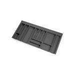 Range - couvert pour tiroir concept - vertex - plastique - gris - 1000 mm emuca Range - couvert pour tiroir concept - vertex - plastique - gris - 1000 mm emuca
