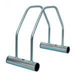 Rtelier porte - vlos modulable 1 place en acier zingu chrom viso