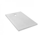Receveur de douche extra - plat 160x80cm - textur� pierre blanc mat - ipso jacob delafon