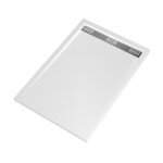 Receveur de douche extra plat blanc avec caniveau - 120 x 90 cm - pure 2 aurlane