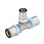 Té réduit au centre à sertir pour tube multicouche diamètre 32 - 26 - 32 rbm Té réduit au centre à sertir pour tube multicouche diamètre 32 - 26 - 32 rbm