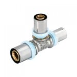 Té réduit à sertir pour tube multicouche diamètre 20 - 16 - 16 rbm Té réduit à sertir pour tube multicouche diamètre 20 - 16 - 16 rbm