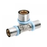 Té réduit à sertir pour tube multicouche diamètre 26 - 32 - 26 rbm Té réduit à sertir pour tube multicouche diamètre 26 - 32 - 26 rbm