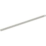 Rglet flexible en acier inoxydable - avec 2 faces gradues en mm - 1000 mm sam outillage
