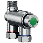 Rgulateur thermostatique monoposte avec arrives en ligne - minitherm presto
