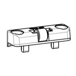 Releveur � rouleau pour menuiserie pvc axe de ferrage 13 mm ferco