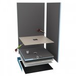 Revtement prt  poser - pour receveur primo fundo top 900 x 900 mm wedi