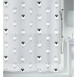 Rideau de douche - 180 x 200 cm - motif moutons - peva - lena spirella