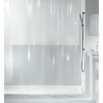 Rideau de douche - 180 x 200 cm - peva - transparent spirella Rideau de douche - 180 x 200 cm - peva - transparent spirella