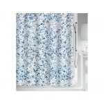 Rideau de douche - bleu - 180x200 - vision spirella Rideau de douche - bleu - 180x200 - vision spirella