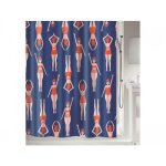 Rideau de douche - polyester - 180 x 200cm - baigneuses spirella Rideau de douche - polyester - 180 x 200cm - baigneuses spirella