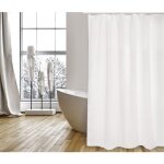 Rideau de douche - polyester - 180x200 - premium blanc spirella Rideau de douche - polyester - 180x200 - premium blanc spirella