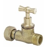 Robinet d'arrt droit brut avec presse toupe bricozor