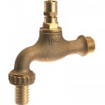 Robinet d'arrosage avec t�te cache - entr�e et cl� - entr�e 15x21 sortie 20x27 grk