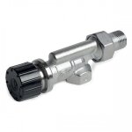 Robinet �querre invers� thermostatisable avec �quilibrage dynamique du d�bit 15x21 1 / 2  giacomini