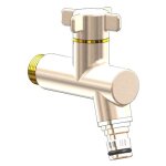 Robinet ext�rieur d'arrosage vertical - � raccordement auto - oslo - nickel� anquier