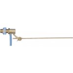 Robinet flotteur laiton rglable, sige inox, tige longueur 250 mm,  15 / 21 riquier