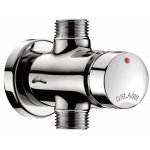 Robinet temporis de douche - pose en applique - temposoft 2 delabie