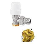 Robinet thermostatique - querre - avec pr - rglage - 15x21 rbm