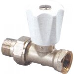 Robinet  visser sar droit nickel  15 / 21 comap